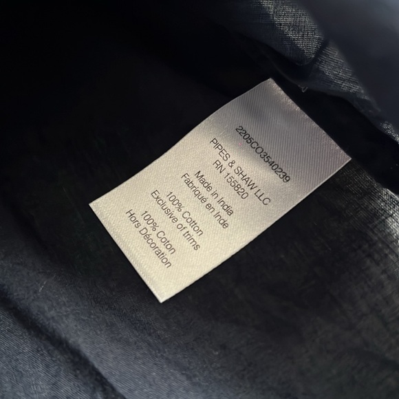 VERONICA BEARD Tamsyn navy ruffled top - Picture 8 of 11